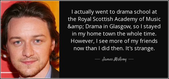 James McAvoy Acting